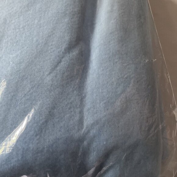 Plaza 72x90 In. Blanket Twin Or Full Size 100% Polyester Blue Treated To Reduce - Picture 10 of 12